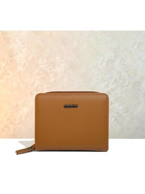 Grande Gerçek Deri Kadın Cüzdanı Hakiki Deri Küçük Boy