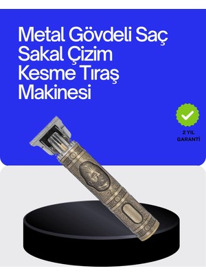 Aesco Kompakt Tasarımlı, Güçlü Motorlu Saç Sakal Kesme Makinesi ve 4 Kılavuz Tarak