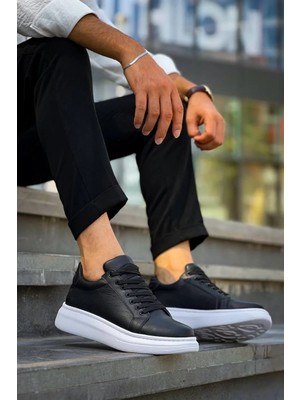 Uslucan Alışveriş KB-DX46 Kuback Siyah Deri  Günlük Erkek Ayakkabı