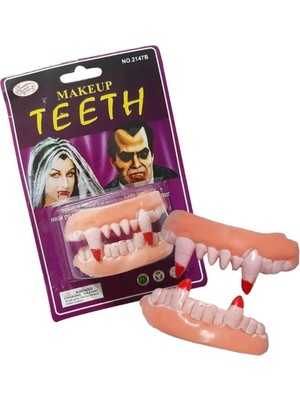 Aesco Çift Damak Yumuşak Vampir Dişleri