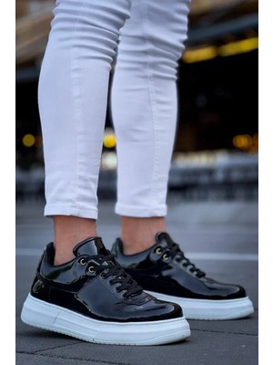 Uslucan Alışveriş KB-X20 Kuback Siyah Rugan  Günlük Erkek Ayakkabı