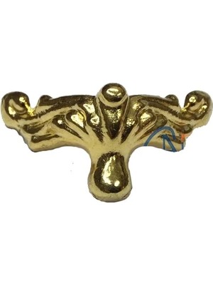 K-Yonlineticaret Köşe Etekli Sandık Ayağı, Kutu Ayak 1,5 cm - Sarı, 100 Adet