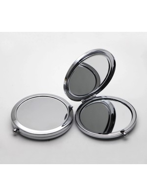 Aesco ﻿promosyon Cep Aynası (Gümüş Renk)