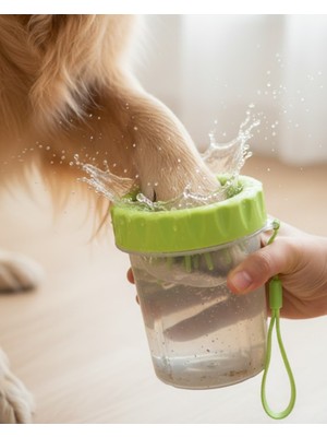 Teknodayım Köpek Pati Temizleyici Yıkama Kabı Halı ve Zemin Koruyucu