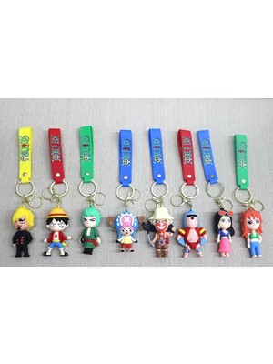 Aesco One Piece  Karakterler Silikon Anahtarlık