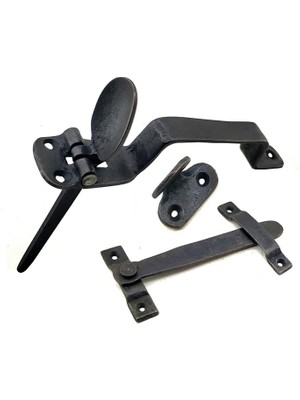 K-Yonlineticaret Antika Tarz Dekoratif Pirinç Şipşak Kapı Kolu - Oksit