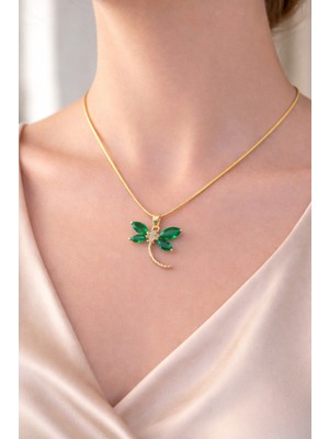 Neora 14K Altın Kaplama Yusufcuk Model - Kadın Çelik Kolye