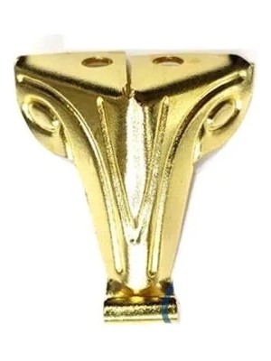 Erdo Ticaret Moda Sac Sandık Ayağı, Kutu Ayak 2,5 cm - Sarı, 100 Adet