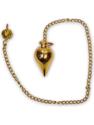 Pozitif Doğal Taş Pirinç Sarkaç Pandül Dowsing Cevap Arama Enerji Temizliği 619-PP2