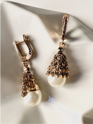 Fayra Accessories Salkım Mayorka Inci Küpe