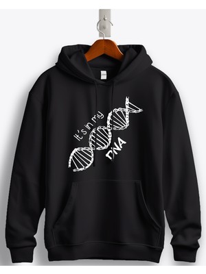 MGAX It's In My Dna Zincir Baskılı Regular Kapşonlu Sweatshirt