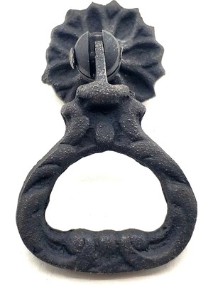 Erdo Ticaret Antika Tarz Dekoratif Pirinç Kalp Sarkaç Mobilya Kulbu - 25 Mm, Oksit