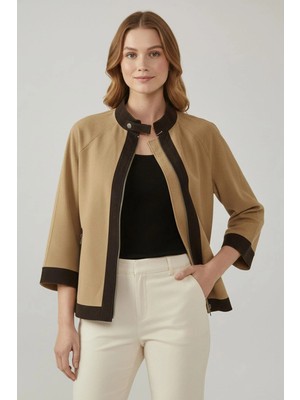 Deriderim Margaret Kahve Kadın Hakiki Süet Ceket