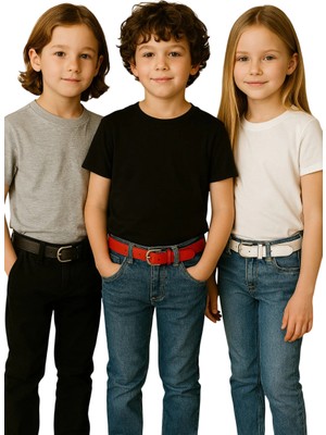 Çantachım Çocuk Kemer Seti 3"lü Deri