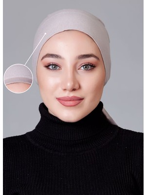 Nanak Açık Vizon Penye Kaymayan Bone