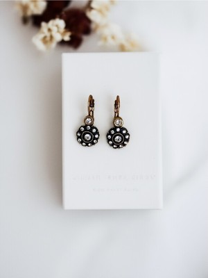 Fayra Accessories Zirkon Taşlı Gül Miracle Küpe