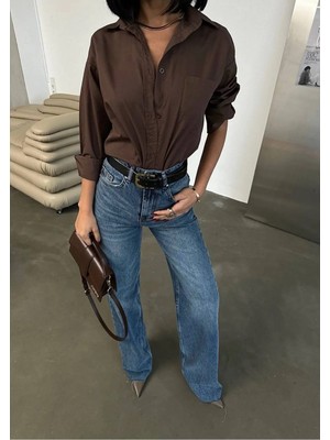 DENİKK Trend Özel Tasarım Wide Leg Straıght Fit Palazzo Pantolon 25