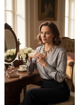 Fayra Accessories Kristal Taşlı Yengeç Figür Tasarım Incili Gerdanlık Kolye