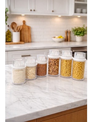 Decorev Erzak Saklama Kabı  900ML - 1300 ml 6lı Set