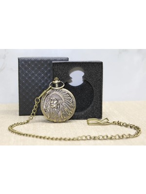 Erdo Ticaret Özel Kutulu Kızılderili Köstekli Saat ALK4683