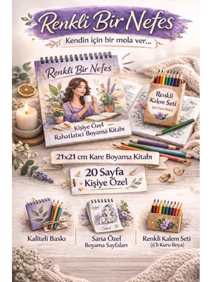 Koalanın Çantası Kadınlara Özel Boyama Kitabı - Kadınlar Günü Hediyesi - Kadınlara Özel - 21X21CM