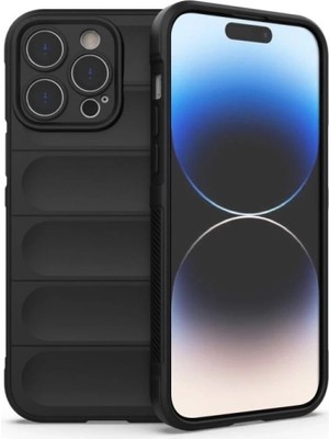 K-Yonlineticaret Iphone 16 Pro Max Kılıf Optimum Silikon - Siyah