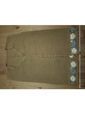 Pina Hediyelik Aksesuar El Örgüsü Tığ Işi Yelek Gelin Yeleği Çeyiz Hediyelik Yelek Örgü Yelek