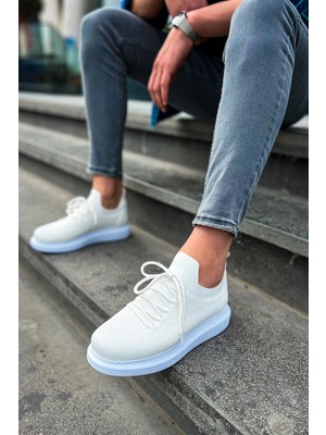 Esranın Dünyası CH307 - Rt Tricot Erkek Ayakkabı Beyaz