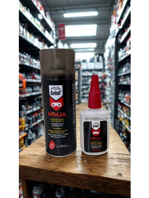 Selsil Süper Hızlı Yapıştırıcı - Ninja - Güçlü Yapıştırıcı 400 ml
