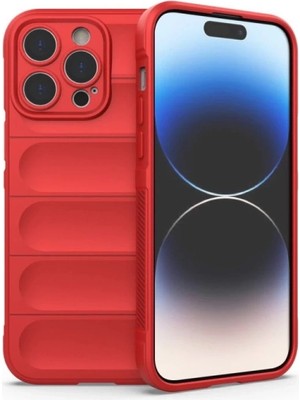 K-Yonlineticaret Iphone 16 Pro Kılıf Optimum Silikon - Kırmızı