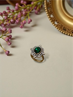 Fayra Accessories Elmas Montür Zirkon Taşlı Yüzük