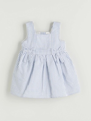 Lc Waikiki Yeni Sezon Kurdele Detaylı Kız Bebek Elbise