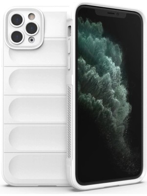 K-Yonlineticaret Iphone 11 Pro Kılıf Optimum Silikon - Krem