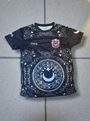 North Stand Özel Tasarım Türkiye Milli Takımı Bozkurt Göktürkçe Forma T-Shirt