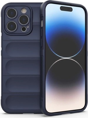 K-Yonlineticaret Iphone 15 Pro Max Kılıf Optimum Silikon - Lacivert