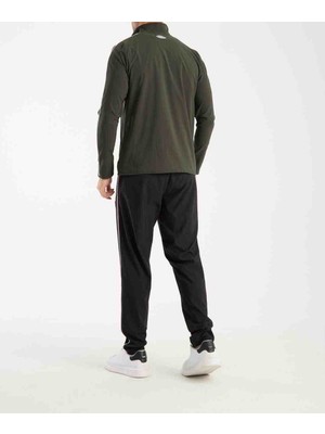 Lacoste Slim Fit Haki-Siyah Erkek Eşofman Takımı