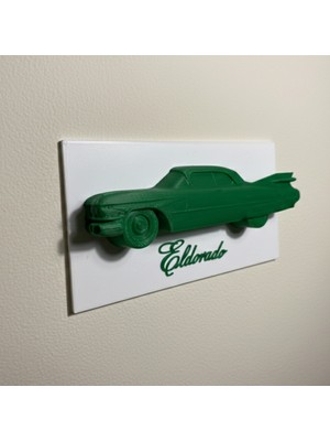 Riva Self Klasik Cadillac Eldorado 1959 Tasarımlı 3D Dekoratif Kabartma Duvar Panosu