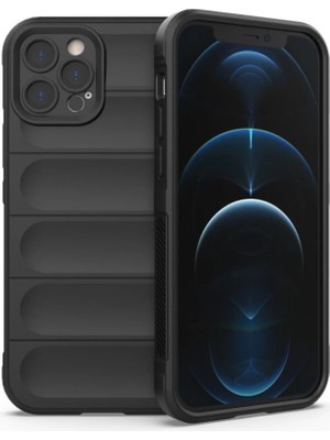 Erdo Ticaret Iphone 12 Pro Kılıf Optimum Silikon - Siyah