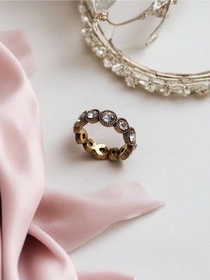 Fayra Accessories Zirkon Taşlı Su Yolu Yüzük
