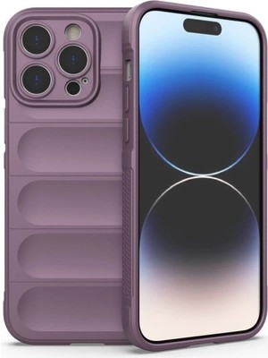 K-Yonlineticaret Iphone 15 Pro Max Kılıf Optimum Silikon - Mor