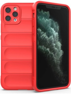 K-Yonlineticaret Iphone 11 Pro Max Kılıf Optimum Silikon - Kırmızı