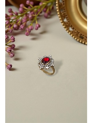 Fayra Accessories Elmas Montür Zirkon Taşlı Yüzük