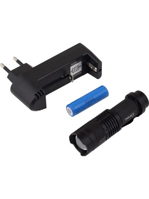 Erdo Ticaret Police Ps-1 Cree LED Şarj Edilebilir El Feneri