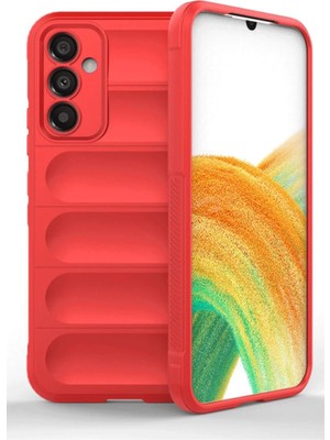 K-Yonlineticaret Samsung A36 Kılıf Optimum Silikon - Kırmızı