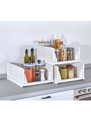 Decorev Organizer  3 Katlı Kayar Raf