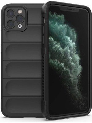 K-Yonlineticaret Iphone 11 Pro Kılıf Optimum Silikon - Siyah