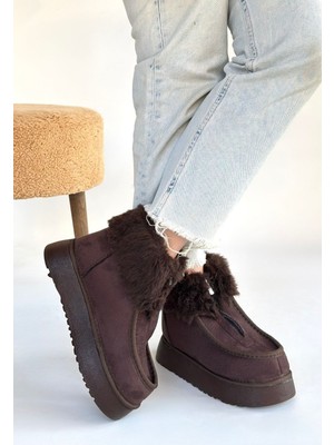 Aesco Zinya Kahverengi Süet Bot - Lisinya