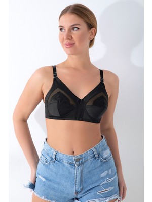 Aesco Siyah  Toparlayıcı Sütyen