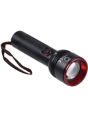 Aesco PD-6900 2000 Lümen Zoomlu Şarjlı El Feneri