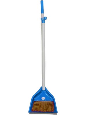 Aesco Plastik Saplı Süpürgeli Saplı Faraşlı Fırça Seti Büyük Boy Karışık Renk ZP-129